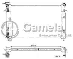 6190812010-T - Radiator-for-HOLDEN-VT-COMMODORE-V6-3-8-97-00-AT-OEM-HOL008PACA2B-JR1015J