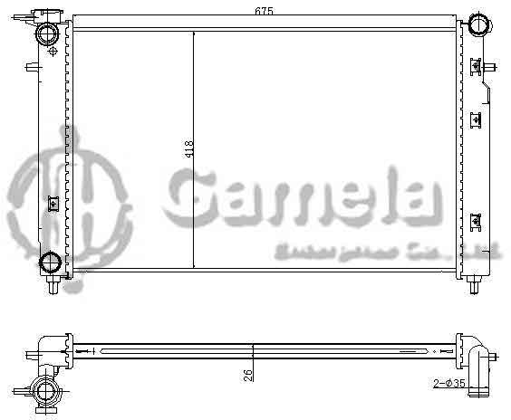 6190812015-T - Radiator-for-HOLDEN-VT-COMMODORE-V8-5-0-97-00-MT-OEM-HOL009PACM