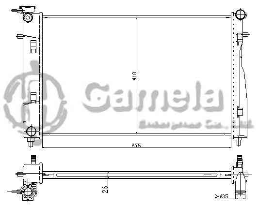 6190812025-T - Radiator-for-HOLDEN-VY-COMMODORE-V6-3-8-00-02-MT-OEM-HOL045PACM2