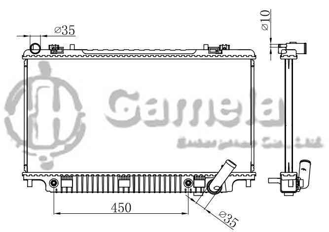 6190812038-T - Radiator-for-HOLDEN-VE-COMMODORE-V6-3-6-06-AT-OEM-92191917