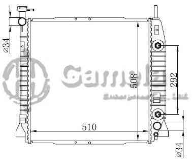 6190812040-T - Radiator-for-HOLDEN-RODEO-3-6itr-06-08-AT