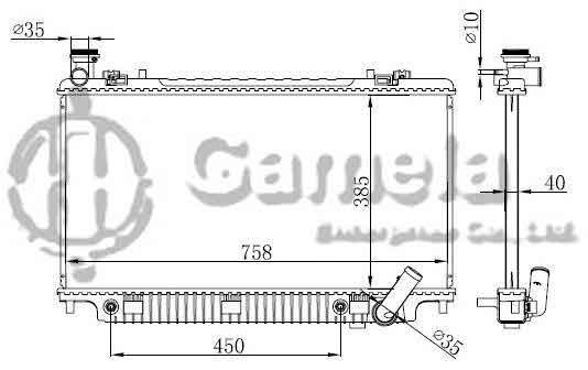 6190812041-T - Radiator-for-HOLDEN-VE-COMMODORE-V8-3-6-06-AT