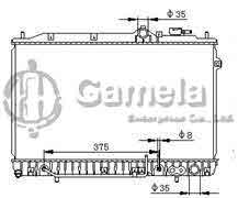 6190825007-T - Radiator-for-HYUNDAI-ELANTRA-L4-1-6-1-8-92-97-AT-NISSENS-67012-OEM-2531028C00-2531028300-2531028700-DPI-1399AT