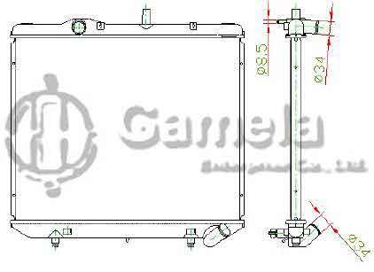 6190825015-T - Radiator-for-HYUNDAI-Shuang-Long-VAN-MB140-662-MT