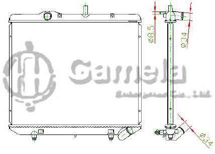 6190825017-T - Radiator-for-HYUNDAI-Shuang-Long-VAN-MB140-662-MT