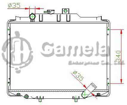 6190825018-T - Radiator-for-HYUNDAI-H100-MT-OEM-2531043000