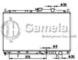 6190825022-T - Radiator-for-HYUNDAI-SANTMO97-AT-OEM-25310M2510-DPI-2903