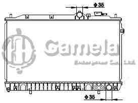 6190825055-T - Radiator-for-HYUNDAI-ELANTRA-1-5-90-93-MT-NISSENS-62293-OEM-2531028200-2531028A00