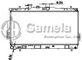 6190825067-T - Radiator-for-HYUNDAI-ELANTRA-LAVITA01-MT-MT-NISSENS-67481-OEM-2531017000-25310001-25310800