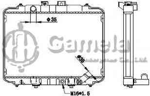 6190825084-T - Radiator-for-HYUNDAI-H-100-PORTER-BUS-2-5D93-00-MT-NISSENS-67015-67034-OEM-2530043000-2530043600-2530043610-2530043810-2530043820