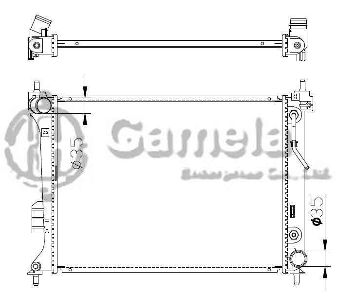 6190825105-T - Radiator-for-HYUNDAI-I-20-AT-AT