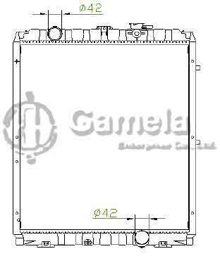 6190825110-T - Radiator-for-HYUNDAI-TRUCK-MT-MT