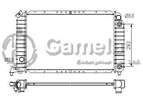 6190919012-T - Radiator-for-ISUZU-HOMBRE-L4-2-2-95-98-AT-NISSENS-60901A-OEM-52462544-52462545-DPI-1531-2261