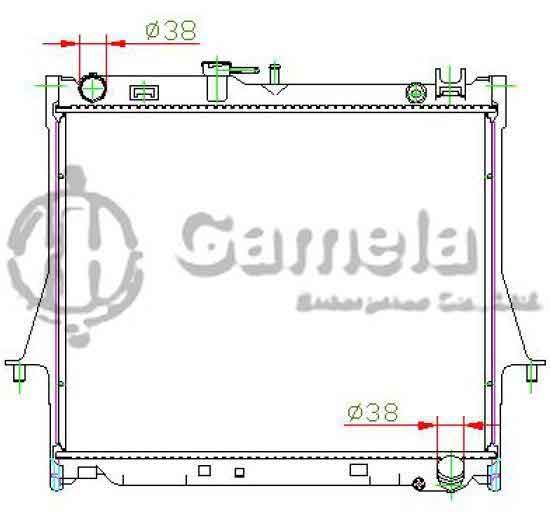 6190919018-T - Radiator-for-ISUZU-OEM-2SX2613030