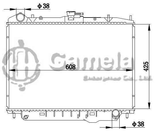 6190919020-T - Radiator-for-ISUZU-RODEO-3-1-MT