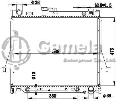 6190919023-T - Radiator-for-ISUZU-PICKUP2006-AT