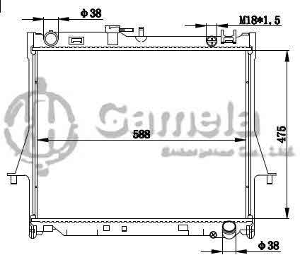 6190919024-T - Radiator-for-ISUZU-PICKUP2006-MT-OEM-8973333512