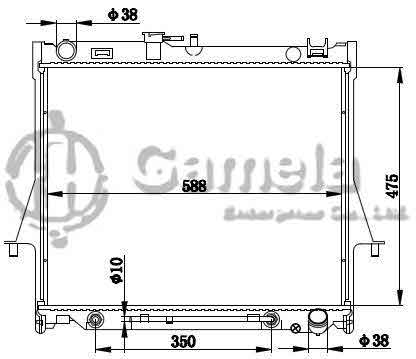 6190919025-T - Radiator-for-ISUZU-PICKUP2006-AT