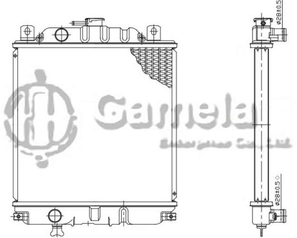 6190919034-T - Radiator-for-ISUZU-GEO-Metro-L3-L4-1-0-1-3-89-94-MT-OEM-300016640-96060147-3001664-DPI-1182