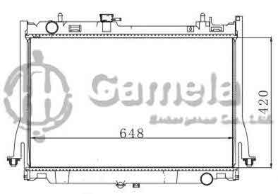 6190919035-T - Radiator-for-ISUZU-D-MAX-MT-OEM-8981372764