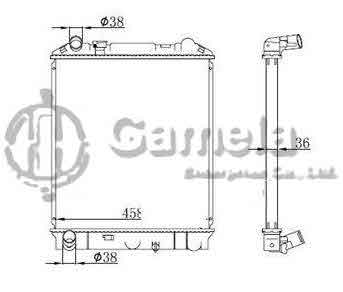 6190919037-T - Radiator-for-ISUZU-ELT-00-MT-OEM-8980053610-8972403450