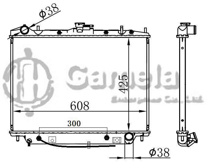 6190919038-T - Radiator-for-ISUZU-Rodeo-LS-01-03-AT-DPI-2619