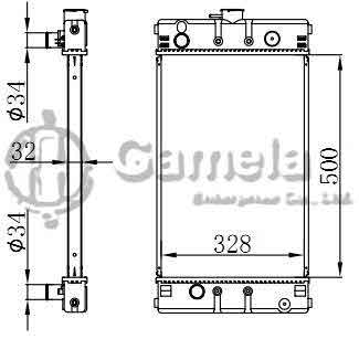 6190919039-T - Generator-Radiator-OEM-U45506580