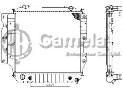 6191016005-T - Radiator-for-JEEP-WRANGLER-L4-L6-2-5-4-0-97-04-AT-NISSENS-69217-OEM-52028123-52080181-55037653-DPI-2101