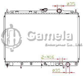 6191109003-T - Radiator-for-KIA-JOICE00-2-0I-G-MT-NISSENS-67438-OEM-25310M3000