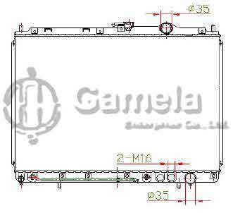 6191109022-T - Radiator-for-KIA-JOICE00-2-0I-G-AT-NISSENS-67482-OEM-25310M3010