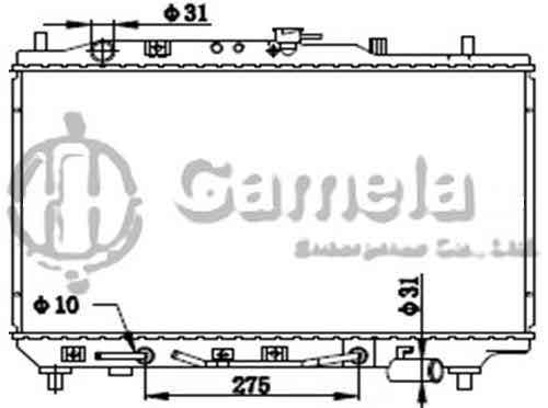 6191109027-T - Radiator-for-KIA-SEPHIA93-96-AT