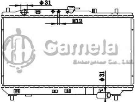 6191109030-T - Radiator-for-KIA-SEPHIA93-96-MT-NISSENS-62408