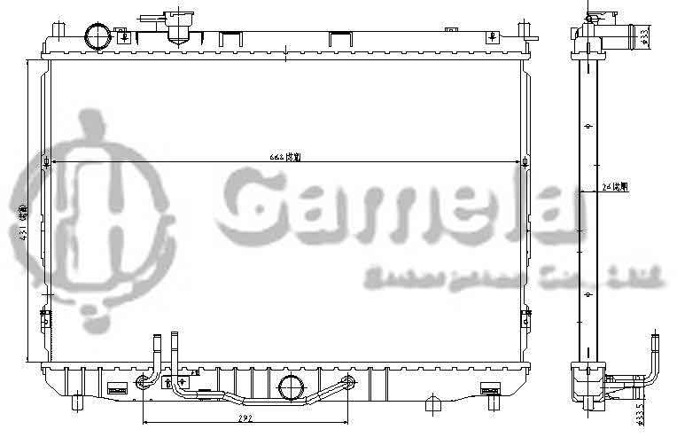 6191109038-T - Radiator-for-KIA-CARENS-NAZA-CITRA-MPV-AT