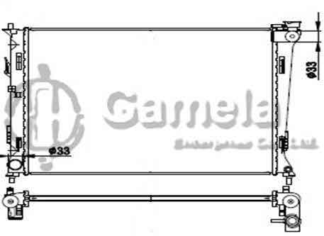 6191109051-T - Radiator-for-KIA-1-6T-1-8T08-MT