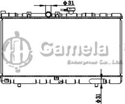 6191109055-T - Radiator-for-KIA-RIO-MT-NISSENS-66624-OEM-OK30C15200B