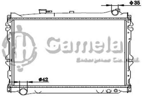 6191109061-T - Radiator-for-KIA-MPV-91-98-MT