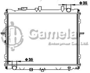 6191109062-T - Radiator-for-KIA-SPORTAGE-CUTBACK-2-0I-16V98-MT-NISSENS-66642-OEM-OK01215200A-01215200A