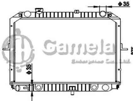 6191109066-T - Radiator-for-KIA-PREGIO-2-7-MT