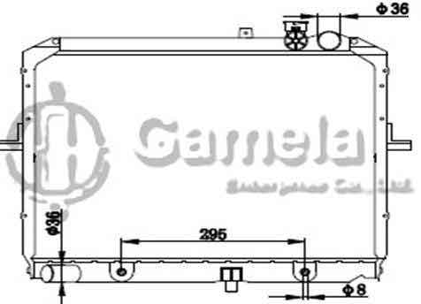 6191109069-T - Radiator-for-KIA-AT