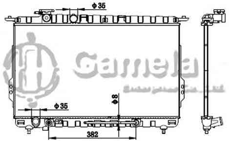 6191109077-T - Radiator-for-KIA-Optima-Magentis-2-0I-2-4I-2-5I-2-7I01-AT-NISSENS-67027-28-OEM-2531038050-2531039500-253103F000-DPI-2339