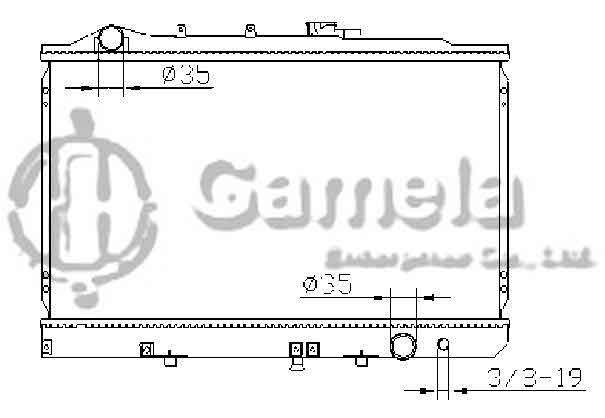 6191109082-T - Radiator-for-KIA-MT