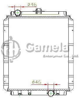 6191302013-T - Radiator-for-MITSUBISHI-CANTER-3-5-MT-OEM-ME299317