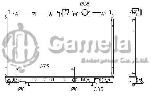 6191302031-T - Radiator-for-MITSUBISHI-EXPO-EAGLE-SUMMIT-L4-1-8-2-4-92-95-AT-OEM-MB660210-MB924254-MB660211-MB924250-DPI-1736