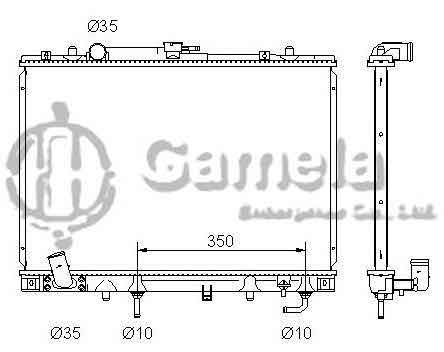 6191302033-T - Radiator-for-MITSUBISHI-MONTERO-SPORT-V6-3-0-3-5-97-03-AT-OEM-MR239626-DPI-2278