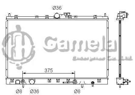 6191302039-T - Radiator-for-MITSUBISHI-SPACE-WAGON-16V-2-4i-98-04-MT-NISSENS-628301-OEM-MR281548