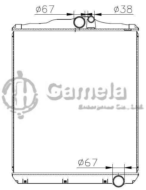 6191302068-T - Radiator-for-MITSUBISHI-FUSO-SUPER-GREAT-03-MT-OEM-ME403634