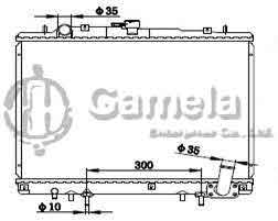 6191302071-T - Radiator-for-MITSUBISHI-STORM-L200-96-03-AT-OEM-MR281024