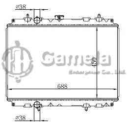 6191302074-T - Radiator-for-MITSUBISHI-MT