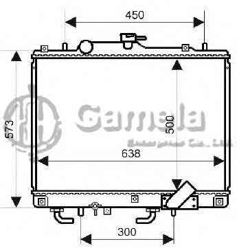 6191302079-T - Radiator-for-MITSUBISHI-CHALLENGER-SPORT-97-AT-OEM-MR258669