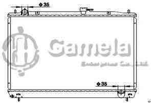 6191302086-T - Radiator-for-MITSUBISHI-PAJERO-MT